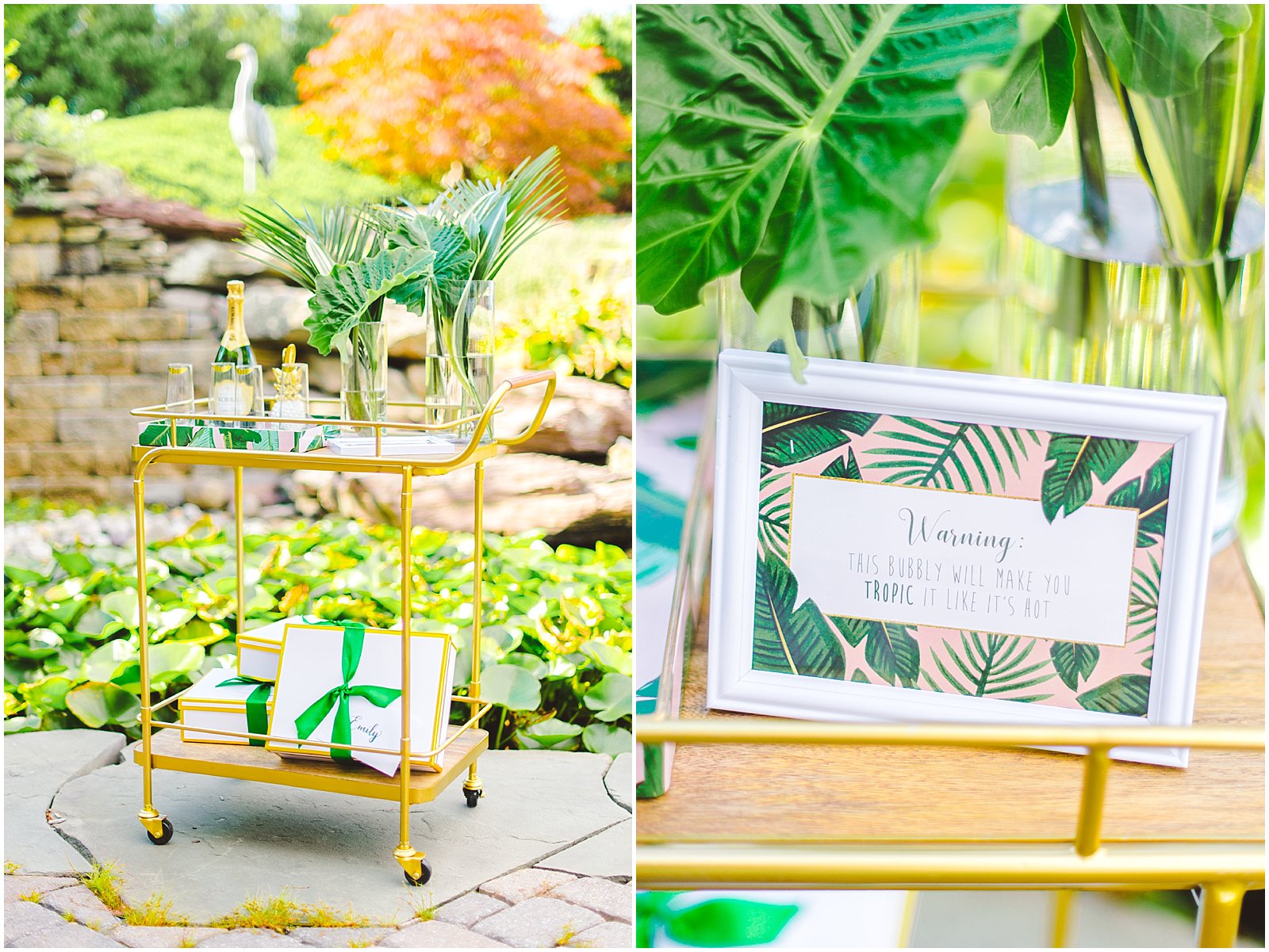 Colorful 'Will You Be My Bridesmaid" brunch with tropical details (4)