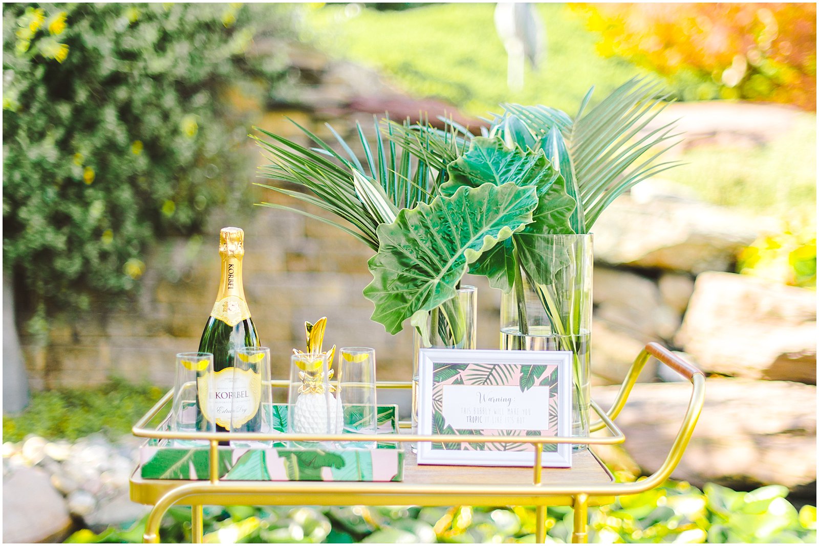 Colorful 'Will You Be My Bridesmaid" brunch with tropical details (7)