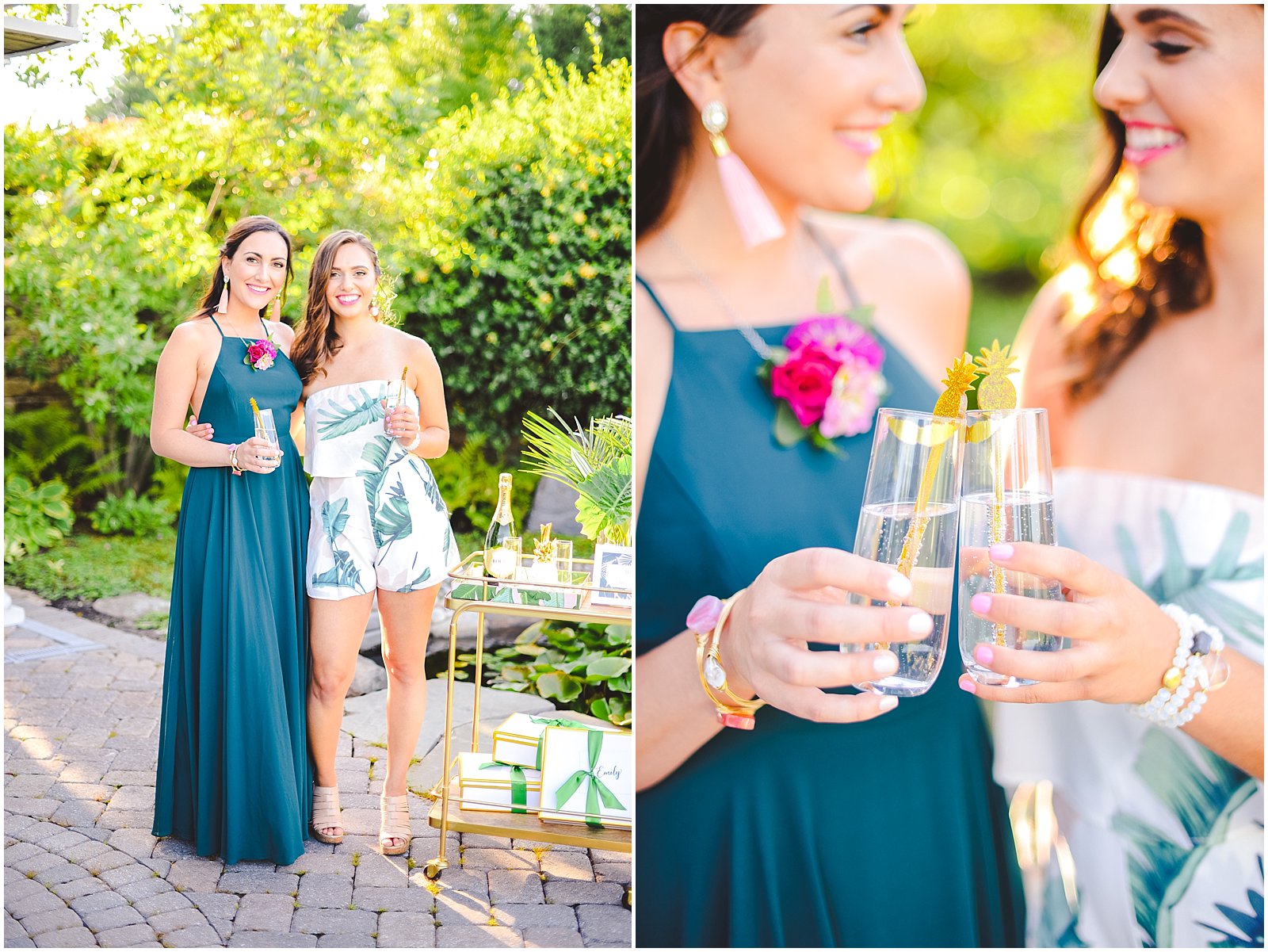 Colorful 'Will You Be My Bridesmaid" brunch with tropical details (8)