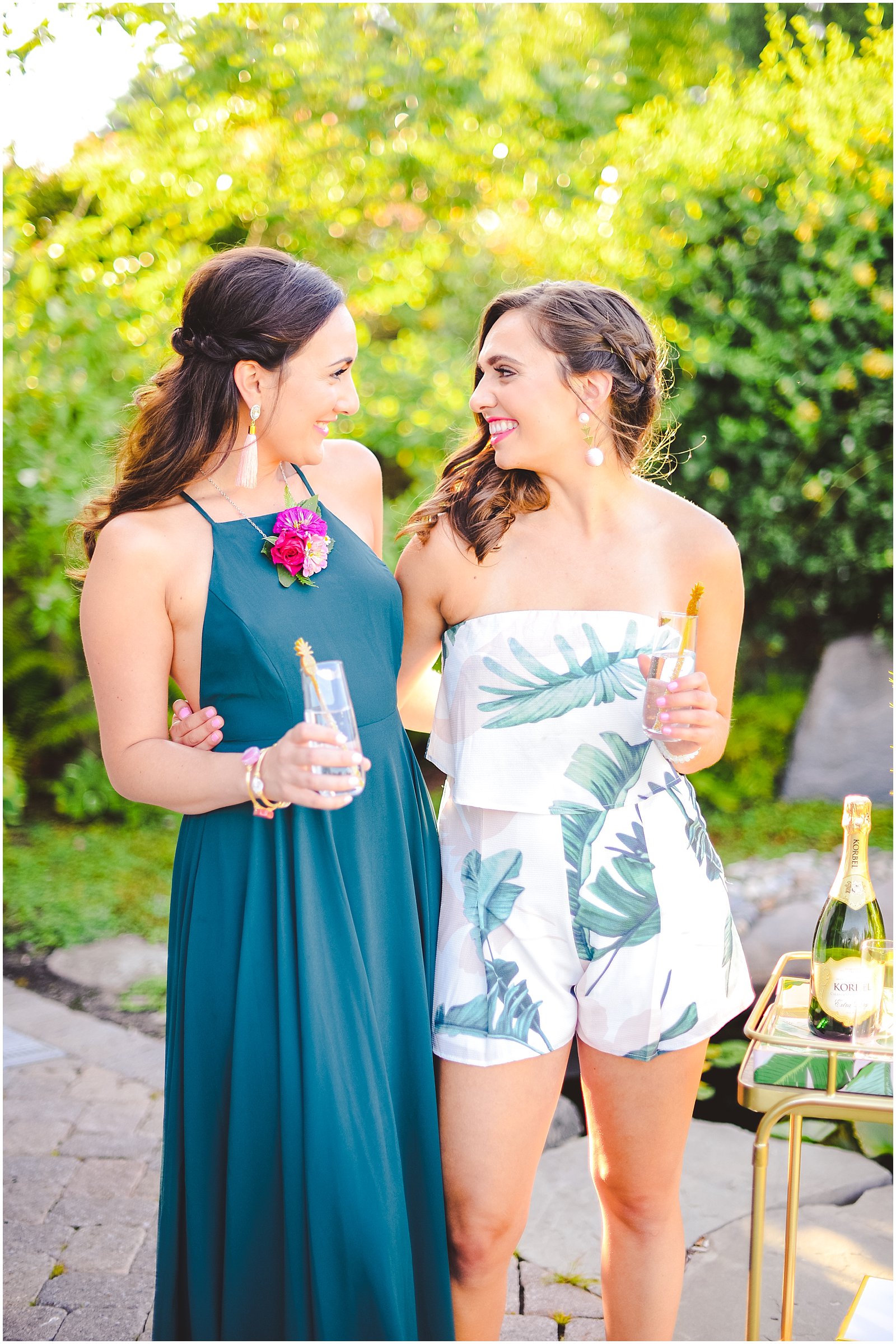 Colorful 'Will You Be My Bridesmaid" brunch with tropical details (9)