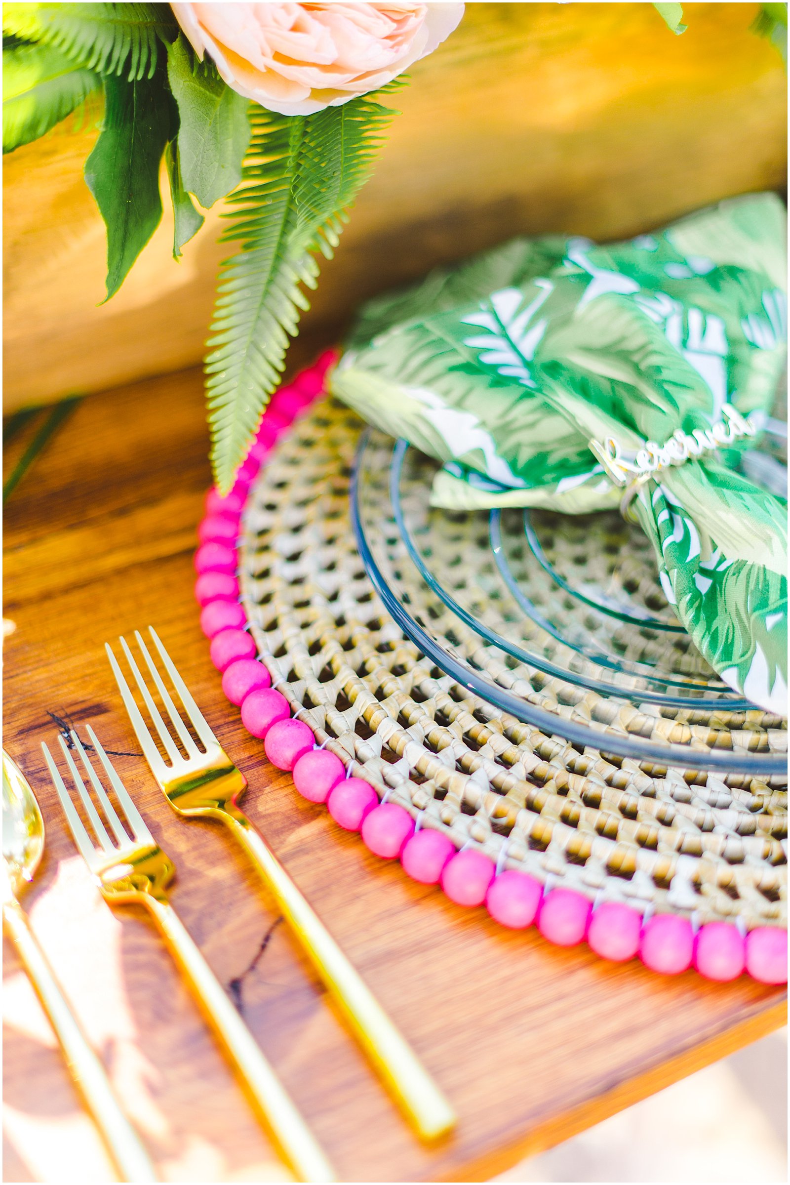 Colorful 'Will You Be My Bridesmaid" brunch with tropical details (14)