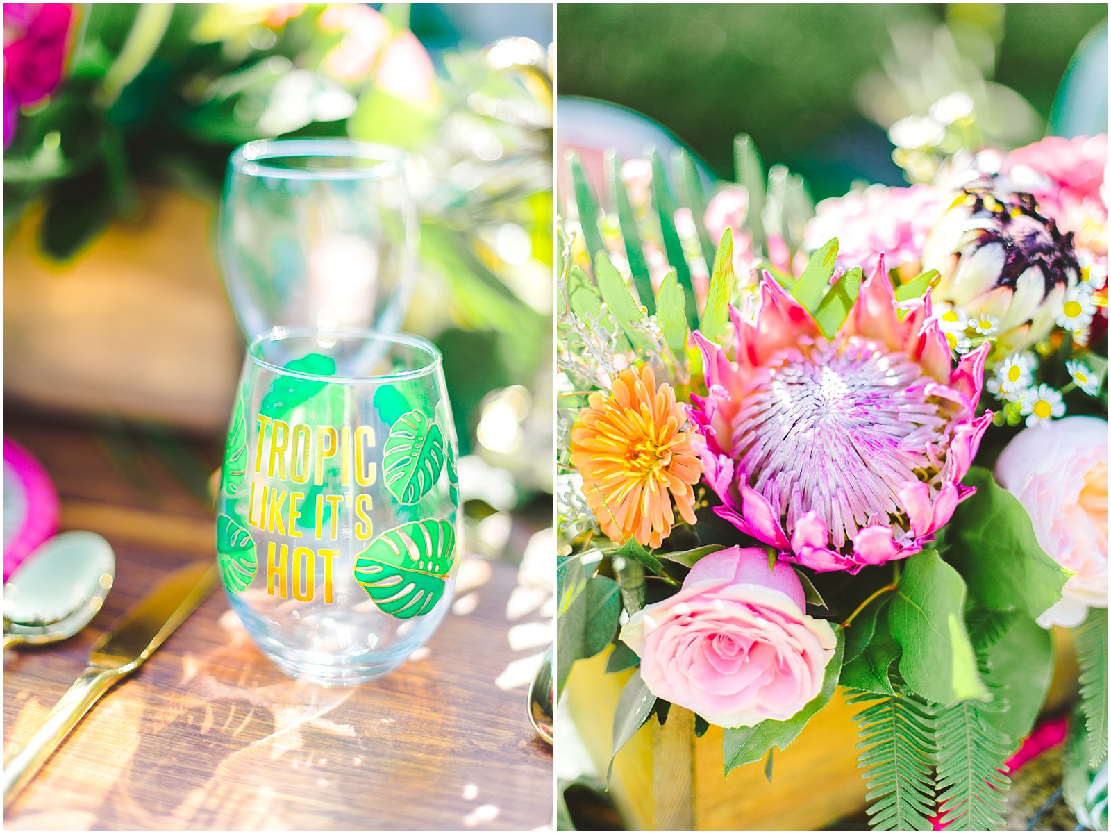 Colorful 'Will You Be My Bridesmaid" brunch with tropical details (15)