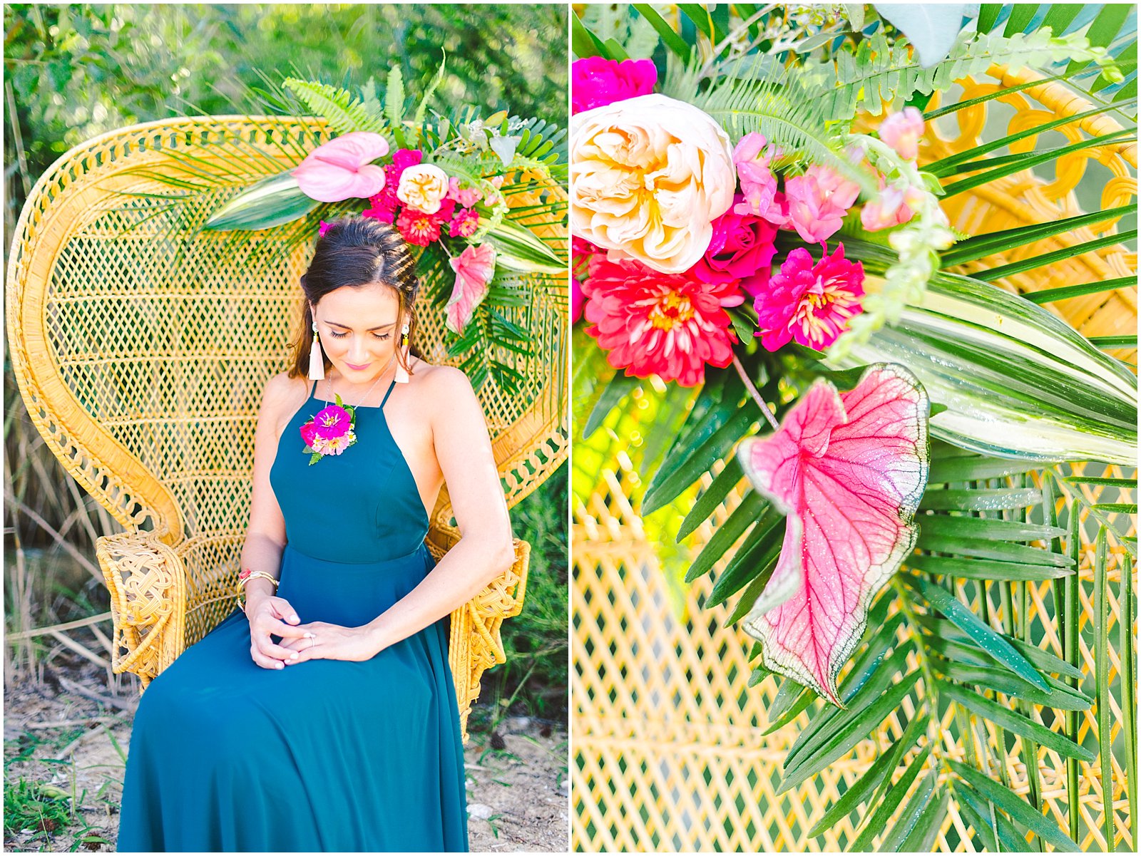 Colorful 'Will You Be My Bridesmaid" brunch with tropical details (22)