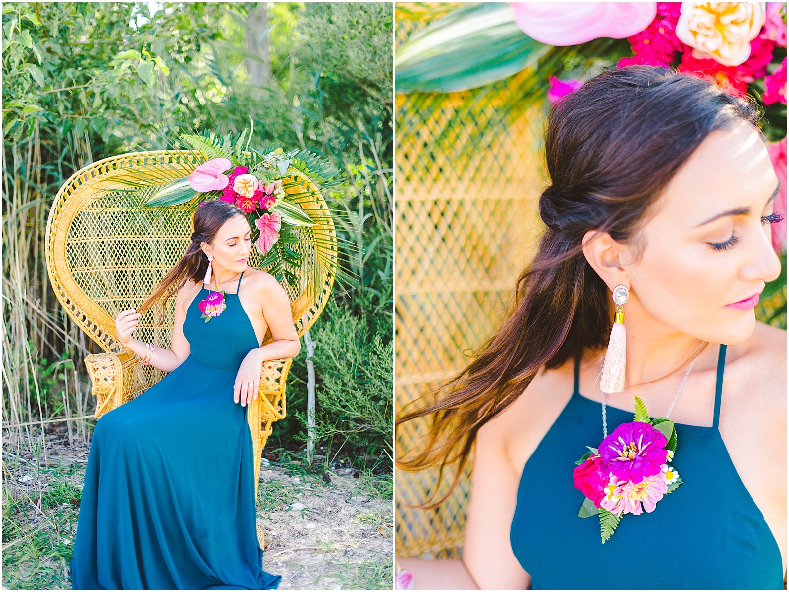 Colorful 'Will You Be My Bridesmaid" brunch with tropical details (24)