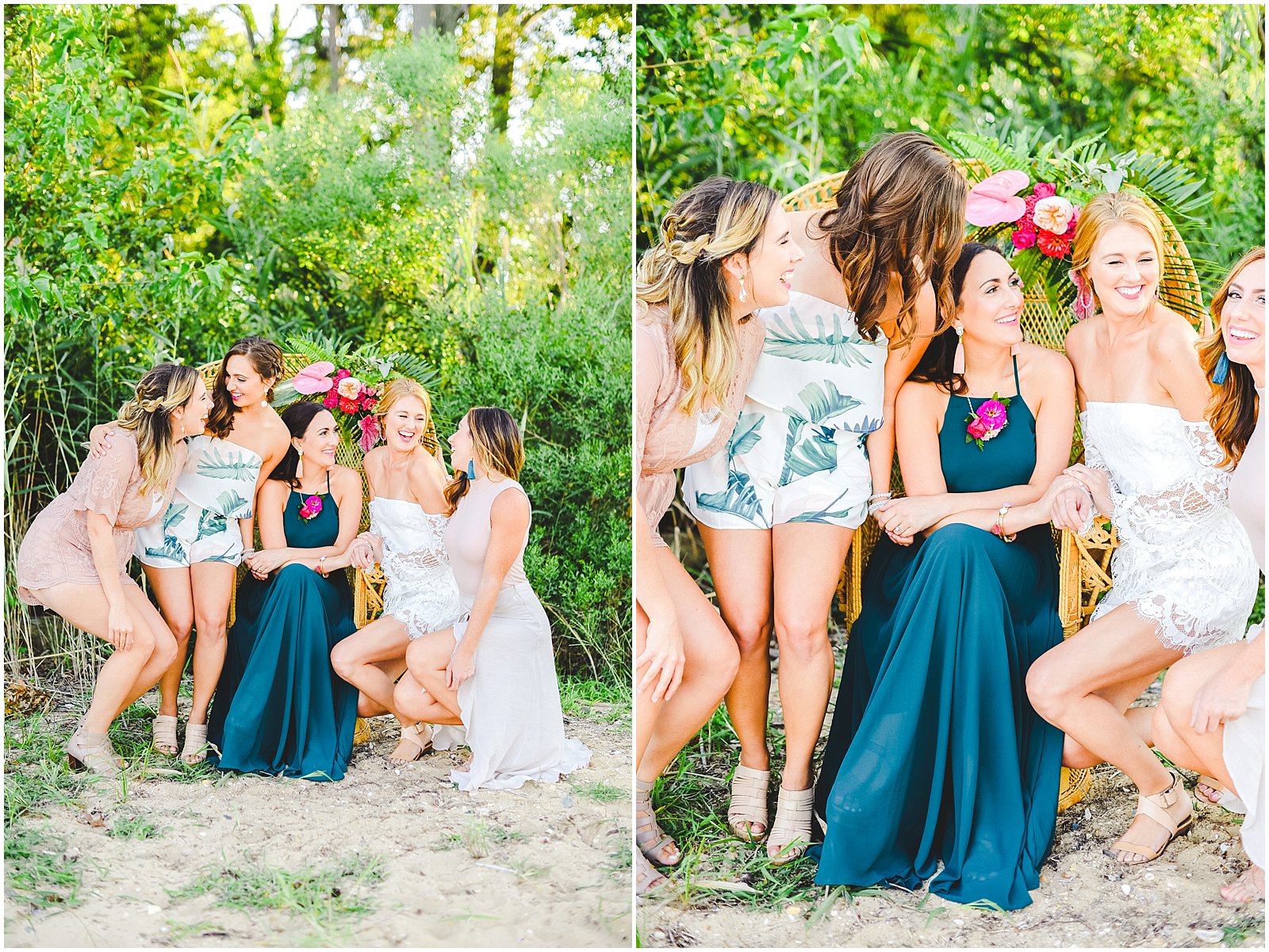 Colorful 'Will You Be My Bridesmaid" brunch with tropical details (31)