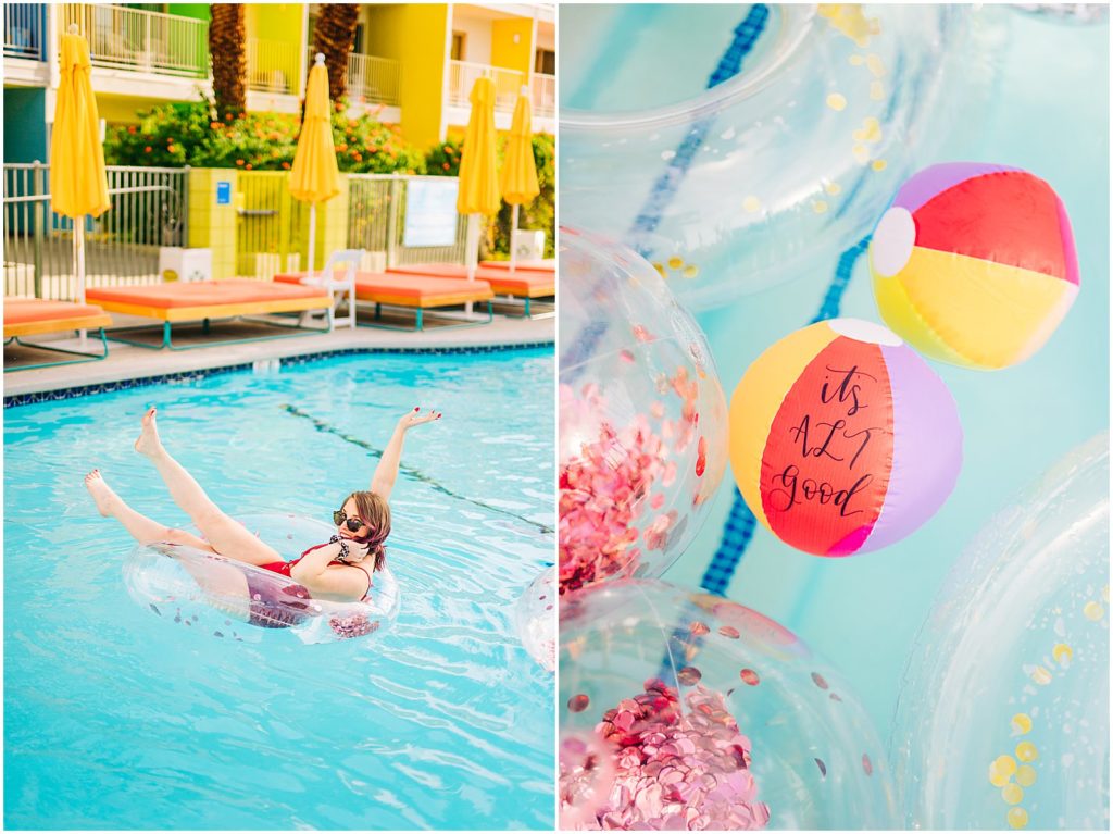 Colorful Pool Portraits - Alt Summit - Palm Springs, California - Saguaro Hotel - Madison Short Photography