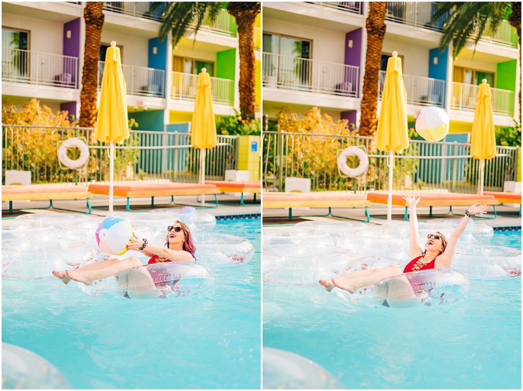 Colorful Pool Portraits - Alt Summit - Palm Springs, California - Saguaro Hotel - Madison Short Photography